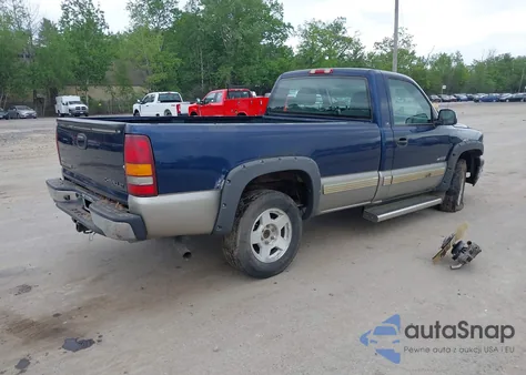 2001 Chevrolet Silverado 1500 Ls из США, поврежденный, VIN 1GCEK14T41E271738